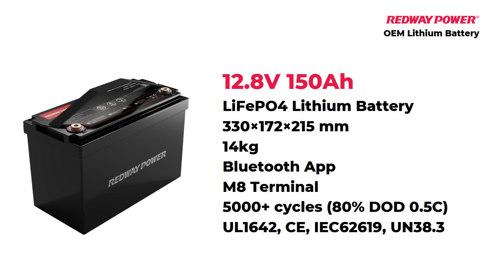 12v 100ah lifepo4 lithium battery oem factory