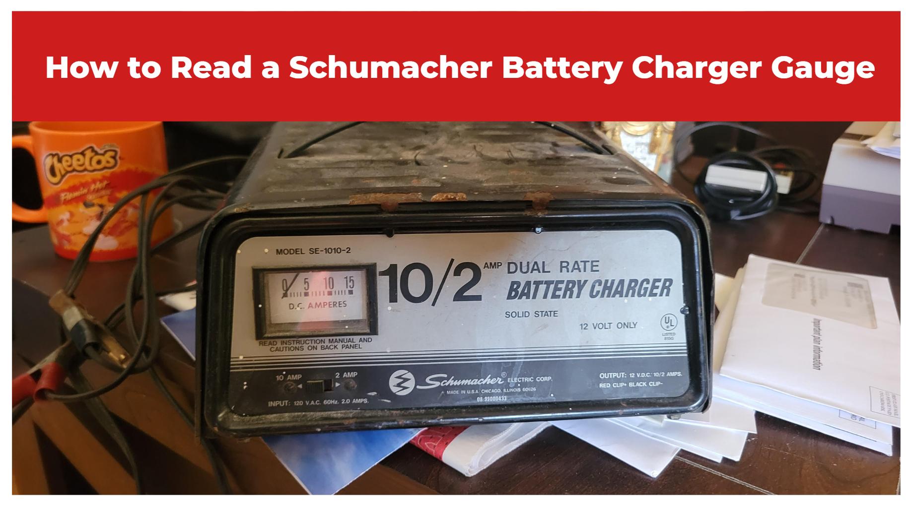 How to Read a Schumacher Battery Charger Gauge: A Comprehensive Guide