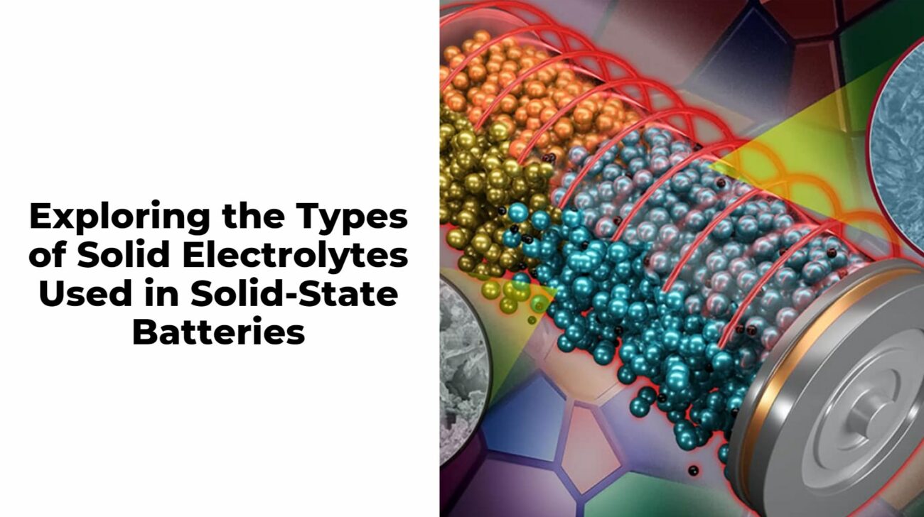 Exploring the Types of Solid Electrolytes Used in Solid-State Batteries