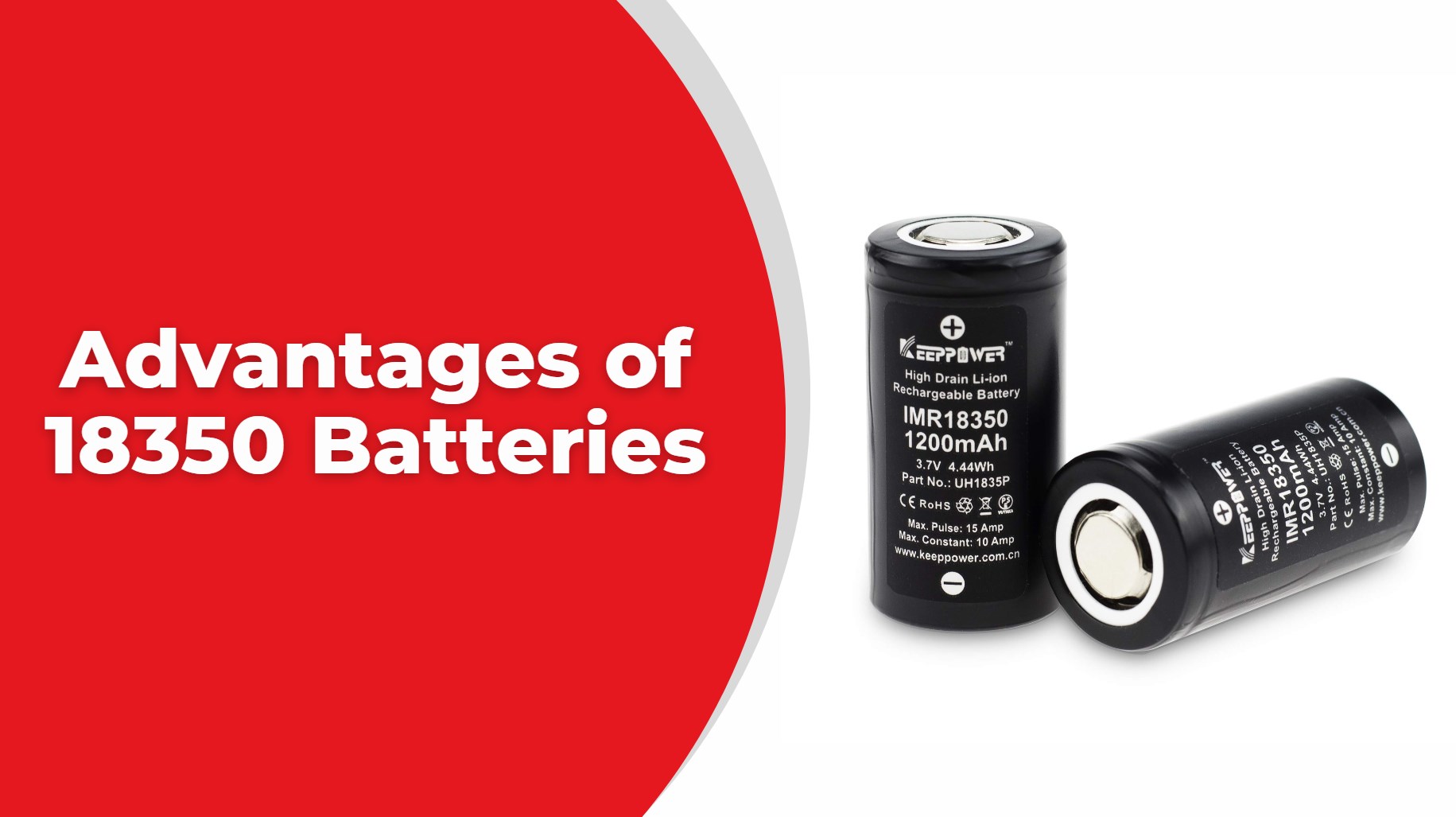 What Are the Main Advantages of Using 18350 Rechargeable Batteries?