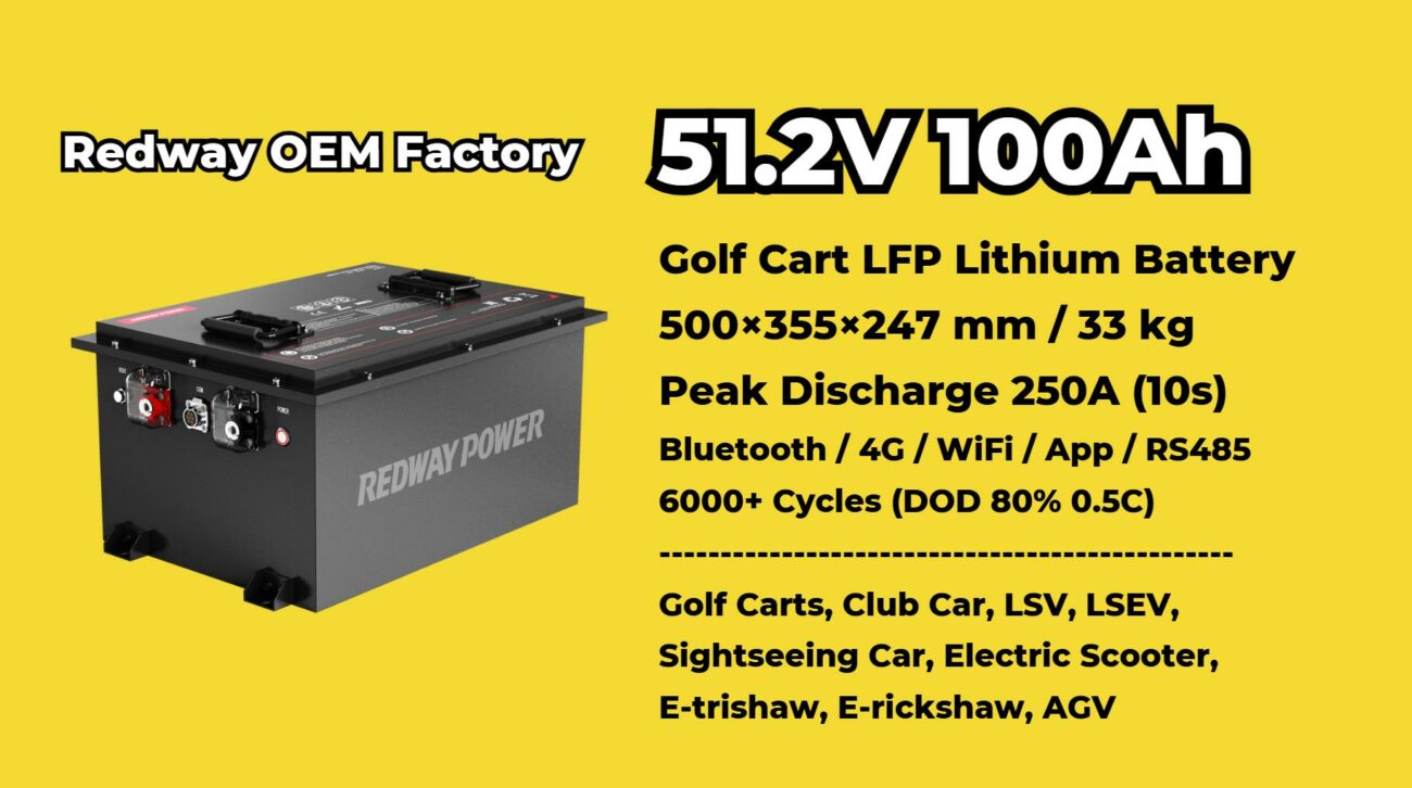 How to Choose the Best 48V 100Ah Lithium Golf Cart Battery