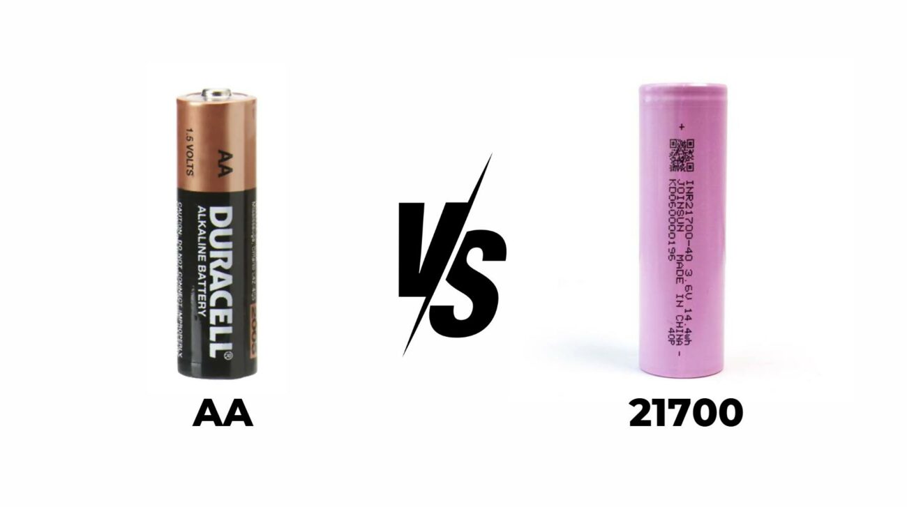 How Do the Costs of AA and 21700 Batteries Compare Over Time?