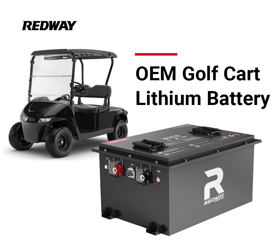 oem 51.2V 48v 100ah lifepo4 lithium golf cart battery factory manufacturer